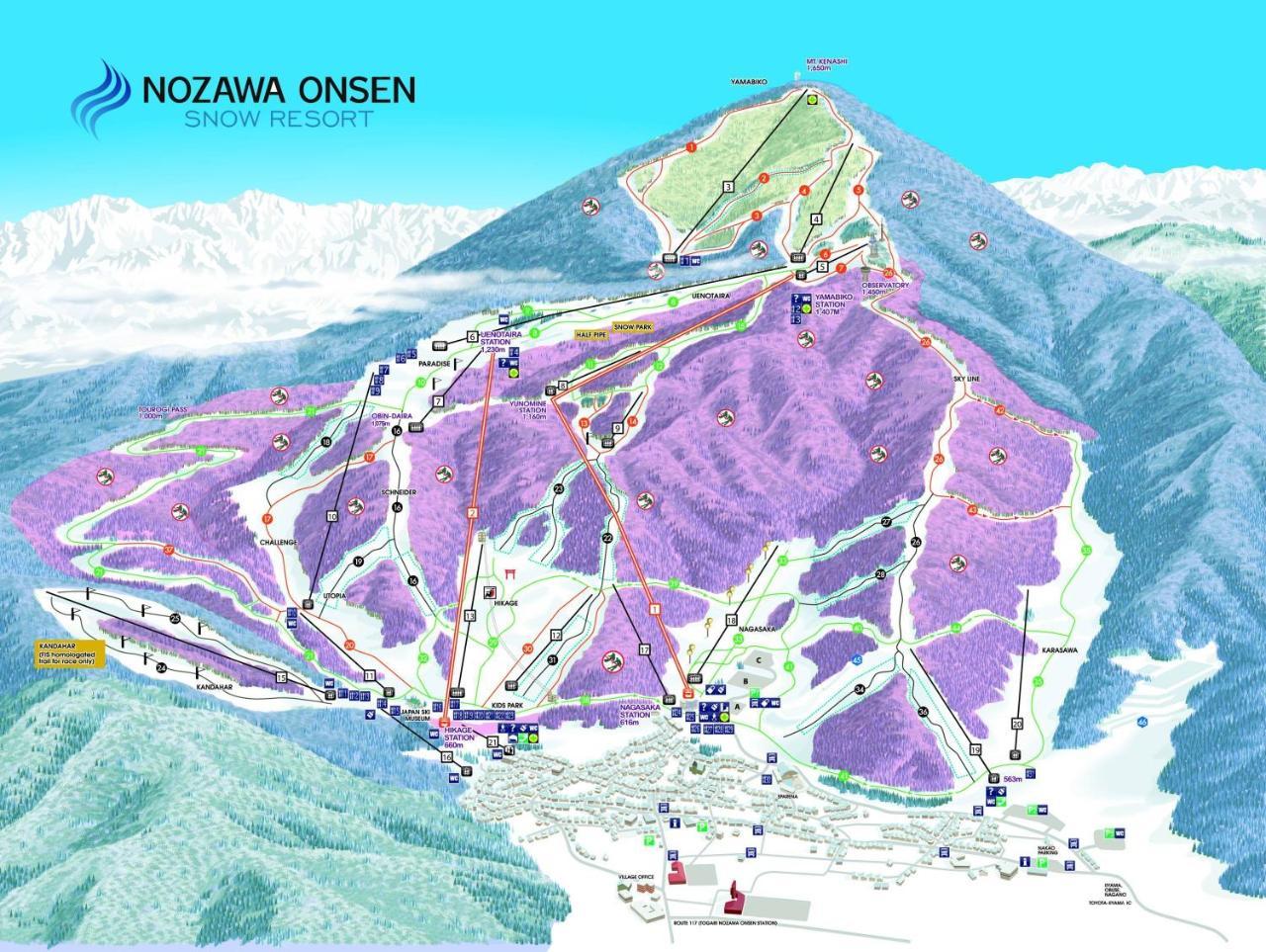 נוזאווה אונסן Lodge Nagano מראה חיצוני תמונה